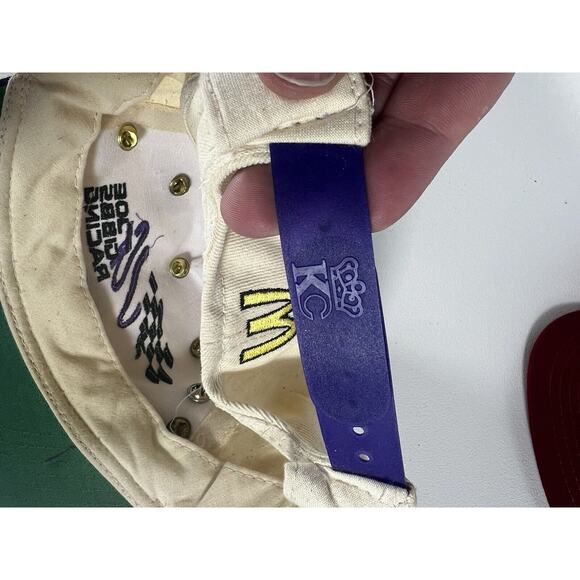 Vntg 1990’s McDonald’s NASCAR Gibbs Racing NHRA Hat W/ 24 Pins Elliott Yates - Picture 12 of 16